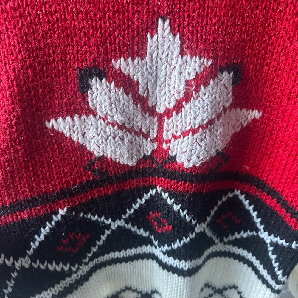 Hand Knit Wool Sweater - Picture 3 of 5